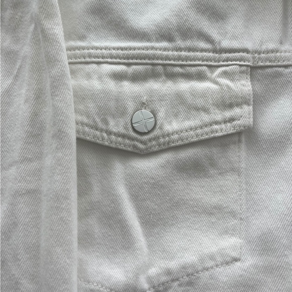 KSUBI | White Denim Jacket L - Picture 6 of 9
